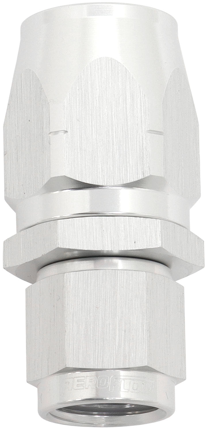 550 Series Cutter Style One Piece Straight Stepped Hose End -6AN to -8 Hose Silver Finish. Suits 100 & 450 Series Hose