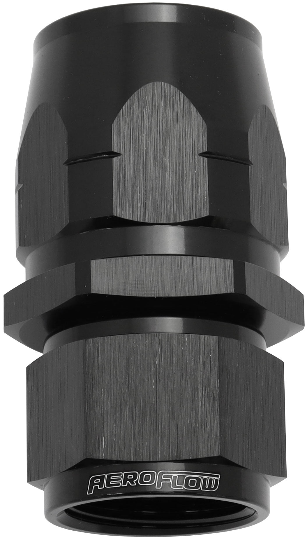 550 Series Cutter Style One Piece Straight Stepped Hose End -12AN to -16 Hose Black Finish. Suits 100 & 450 Series Hose
