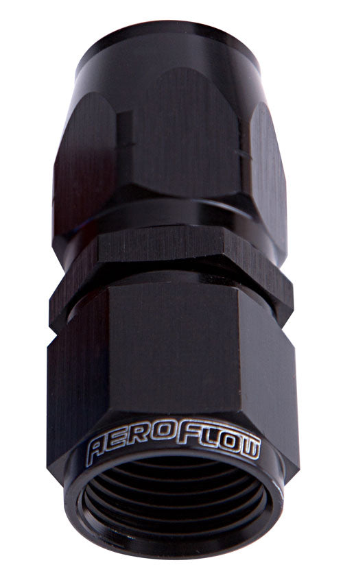 500 / 550 Series Cutter Style One Piece Full Flow Swivel Straight Hose End -20AN Black Finish. Suits 100 & 450 Series Hose