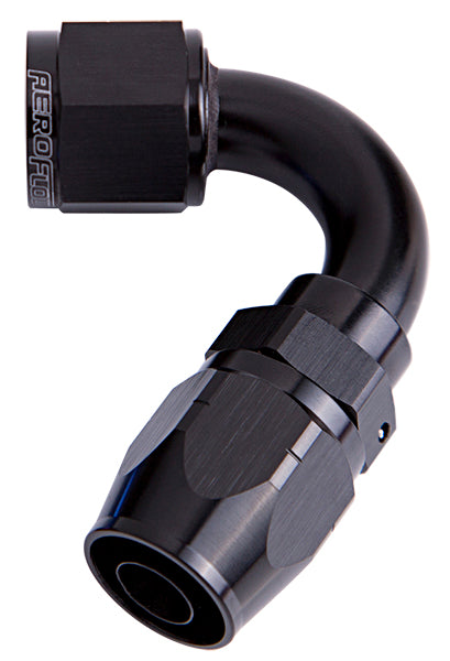500 Series Cutter Swivel 120° Hose End -8AN Black Finish. Suits 100 & 450 Series Hose