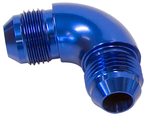 90° Full Flow AN Union -10AN Blue Finish
