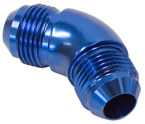 45° Full Flow AN Union -4AN Blue Finish
