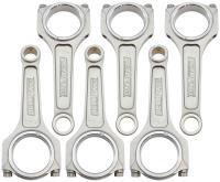 Aeroflow Forged I-Beam Conrod Set, 6.002" Length 2.086" Journal, .827" Pin, ARP 3/8" Bolts. Fits Nissan RB30