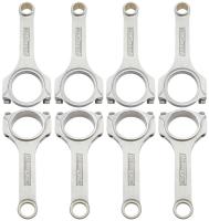 Aeroflow Forged H-Beam Conrod Set, 6.200" Length 2.100" Journal, .927" Pin, ARP 7/16" Bolts. Fits S/B Chev
