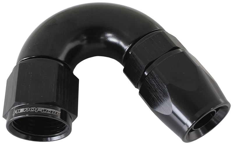 570 Series PTFE 150° Hose End -10AN Black Finish. Suits 200 & 250 Series Hose
