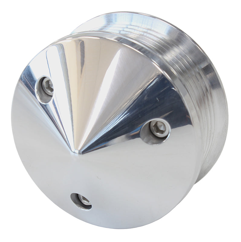 Replacement GM LS Series Tensioner Pulley Polished With Nose Cover & Bolts