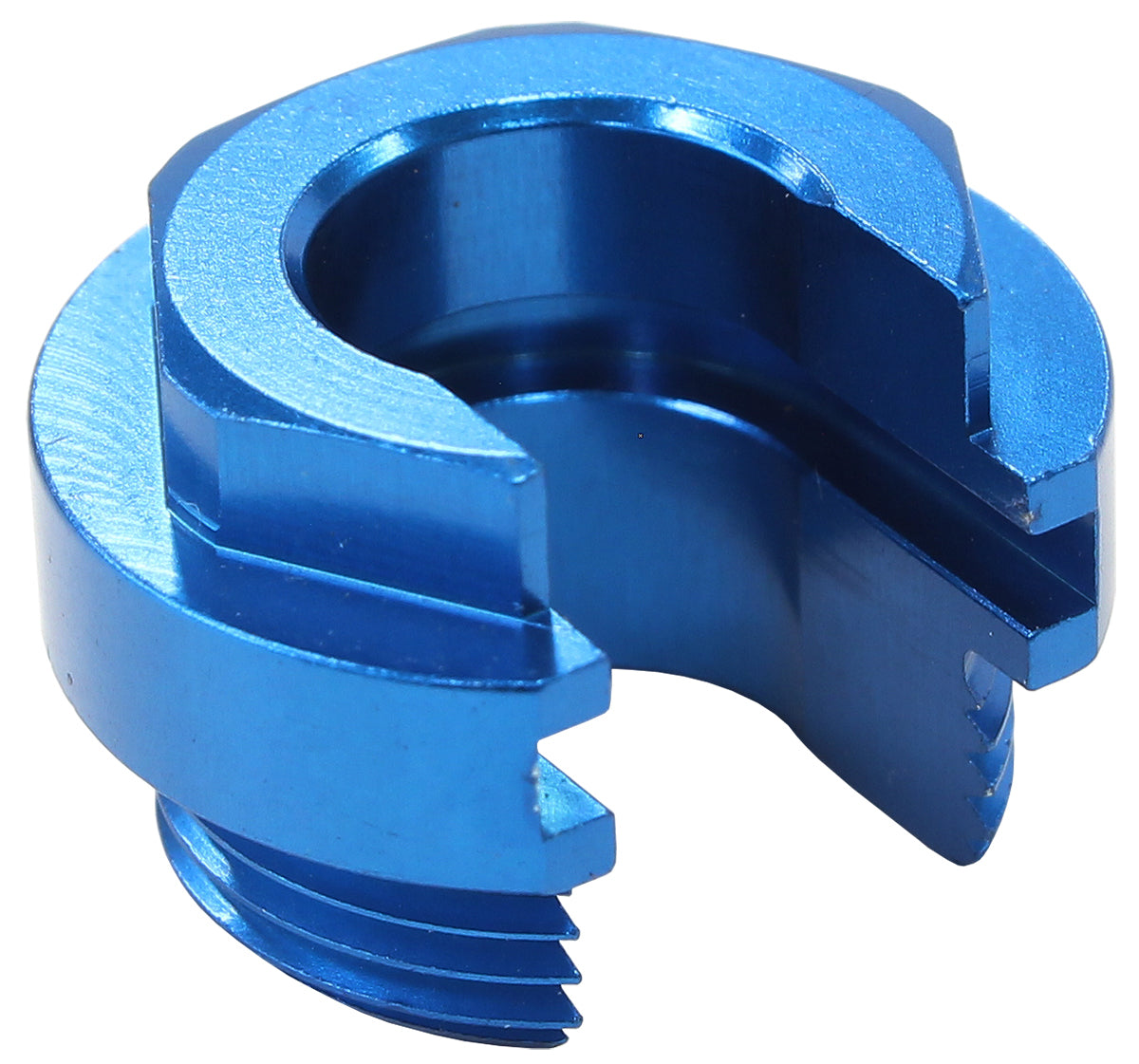Push-On EFI Retaining Locking Collar Blue Finish