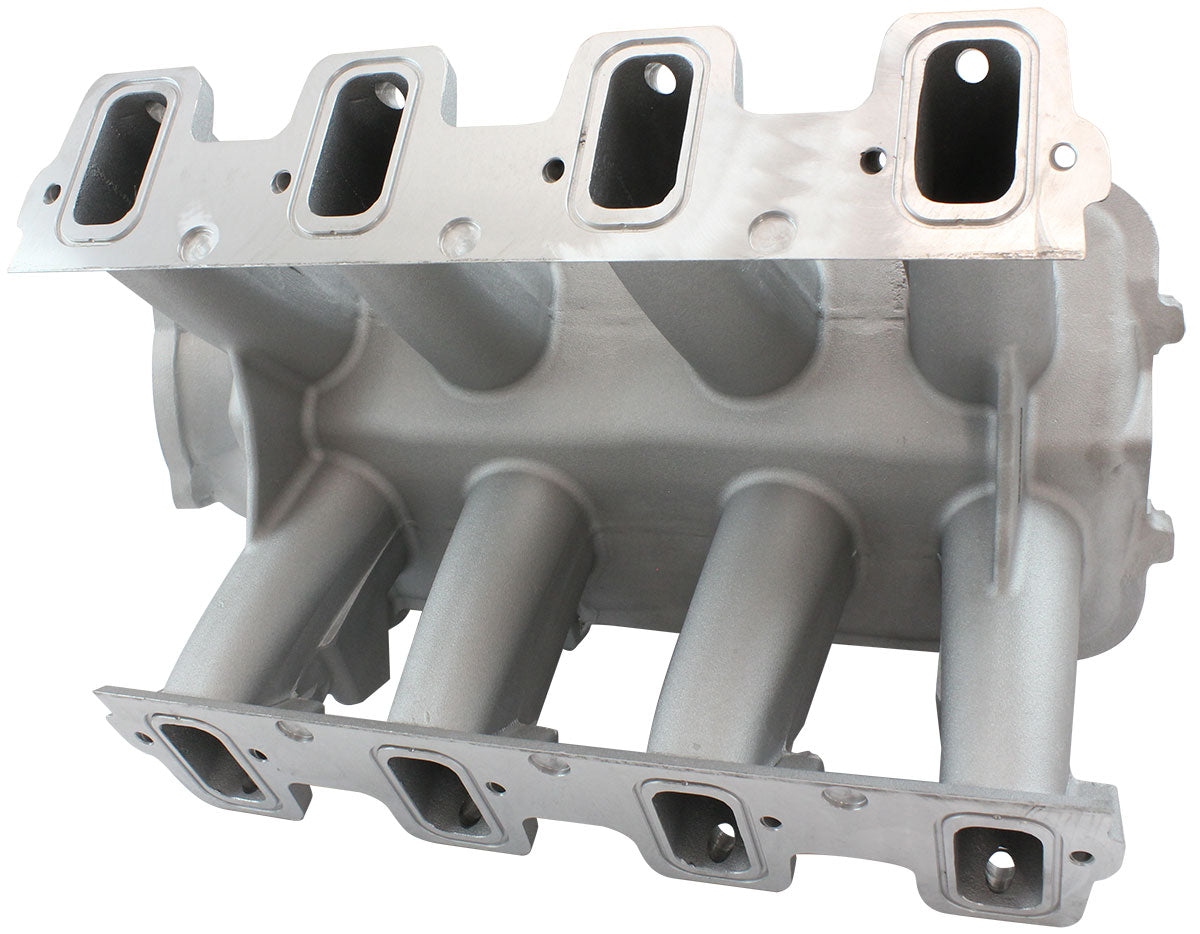 GM LS Rectangle Port Hi Rise EFI Modular Intake Manifold, Natural Cast Finish Suit 102mm/105mm Throttle Body & 14mm Short Injectors