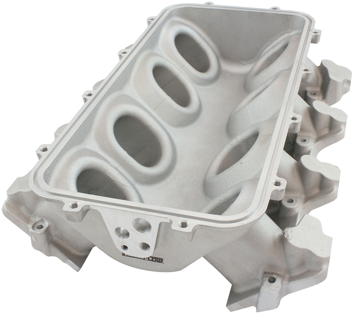Low Rise NON-EFI GM LS Cathedral Port Intake Manifold Base, Natural Cast Finish Suit Modular Intake Manifolds