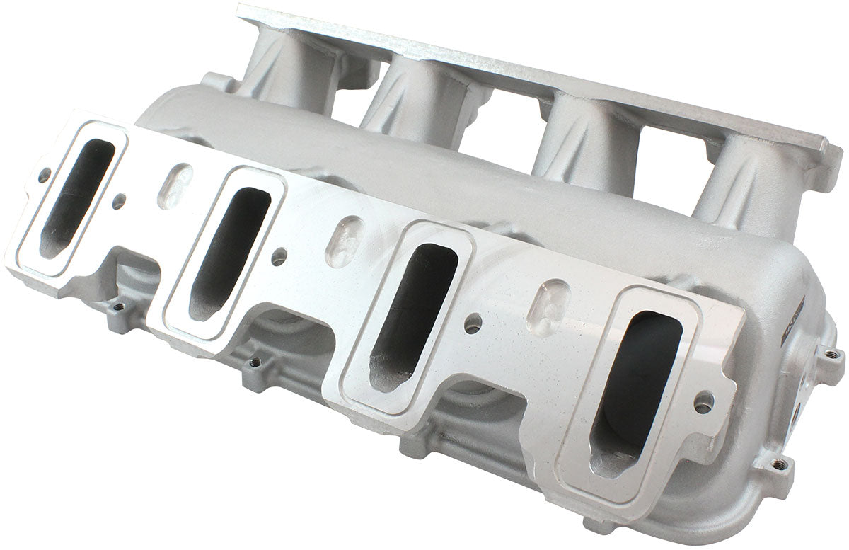 Low Rise EFI GM LS Cathedral Port Intake Manifold Base, Natural Cast Finish Suit Modular Intake Manifolds