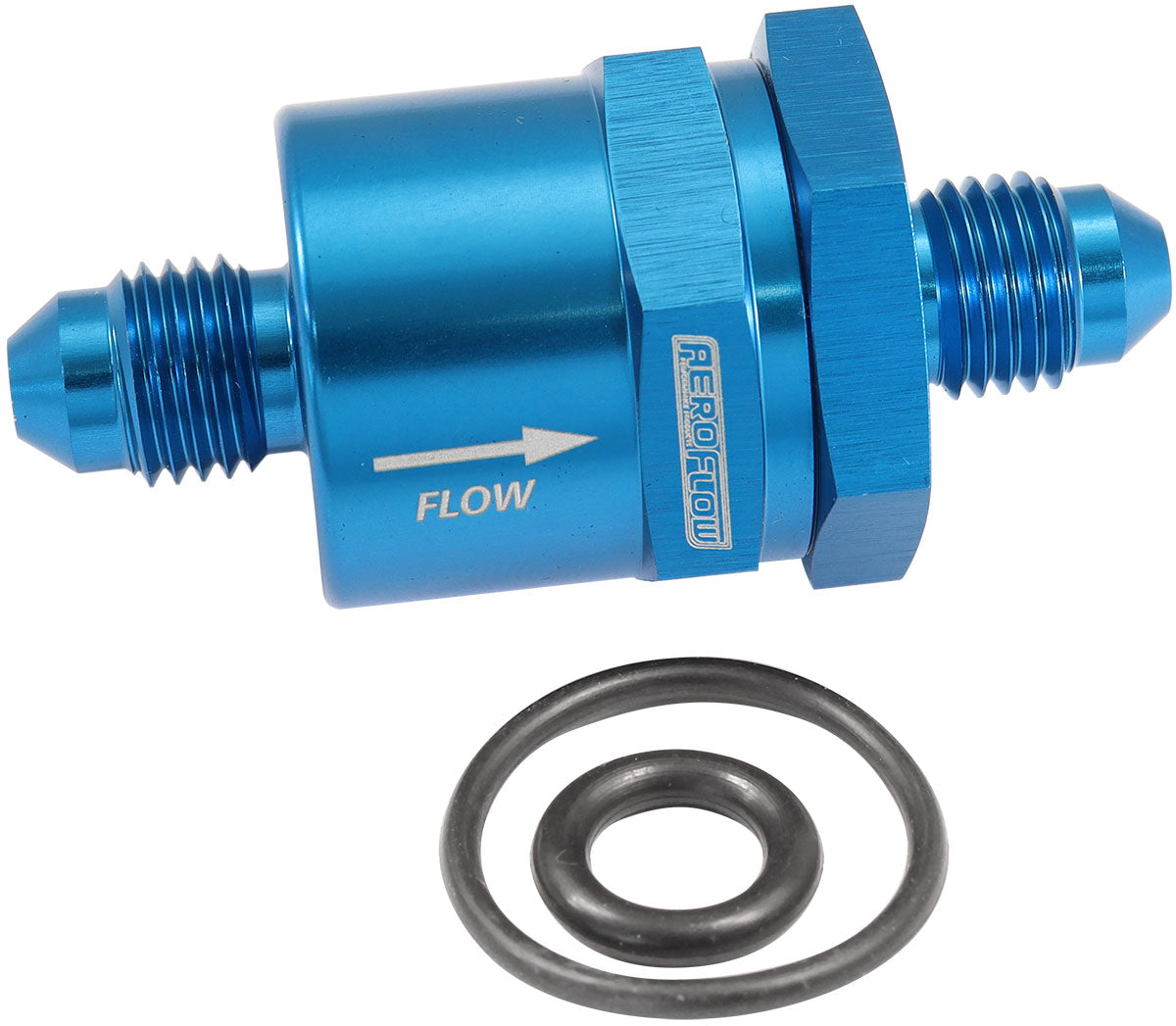 Inline Check Valve -4AN Blue