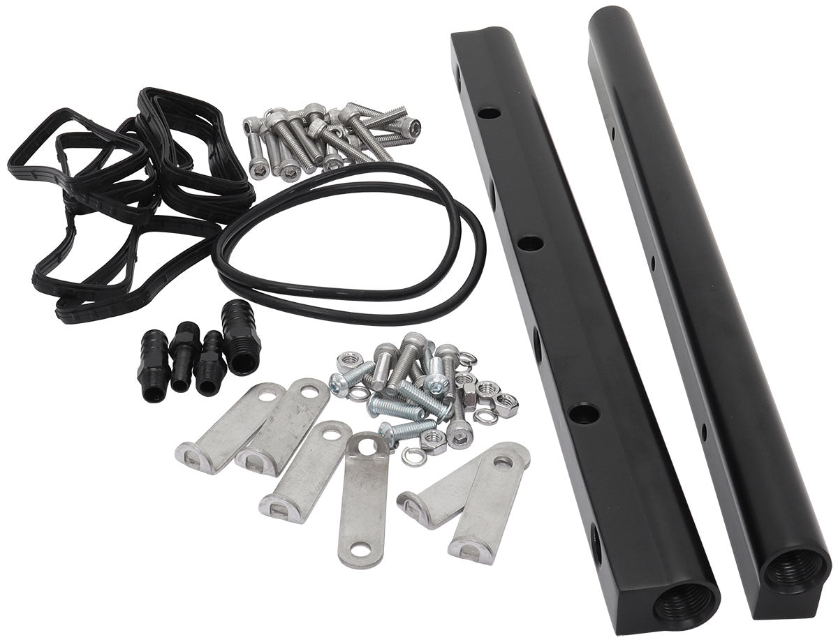 Aeroflow GM LS3 Sheet Metal Intake Manifold with Fuel Rail and Mounting Kit Suit 102mm Throttle Bodies and Rectangle Port Cylinder Heads