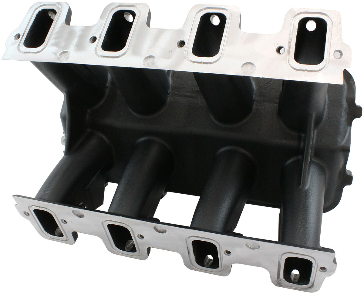 Hi Rise EFI GM LS Rectangle Port Intake ManifoldBase, Black Finish Suit Modular Intake Manifolds