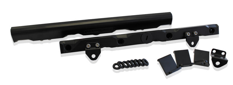 GM LS7 Billet EFI FuelRails - Blue Suit 14mm Short Length and 3/4" Length Fuel Injectors, -8ORB Ports