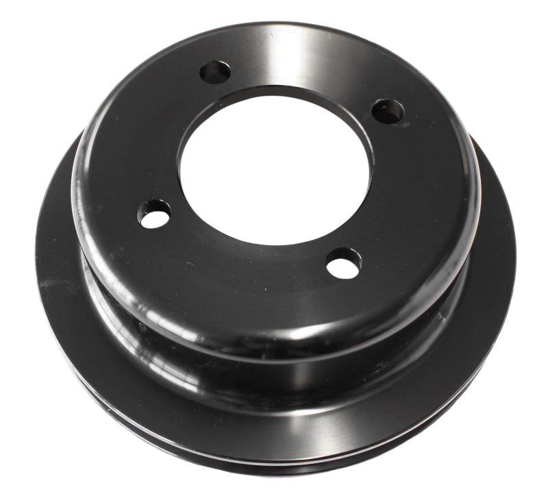 Billet Crankshaft Pulley Black Finish. Suit Ford 302-351C 4-Bolt