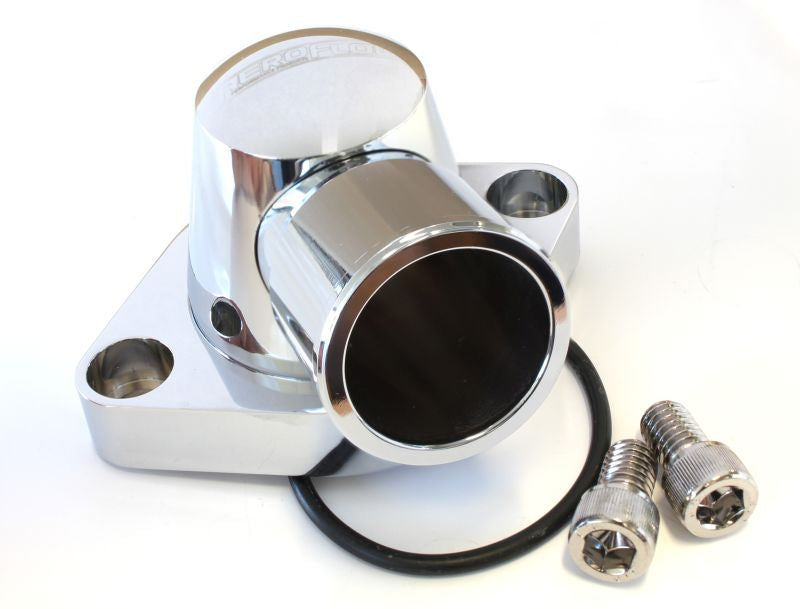 Billet Thermostat Housing - Chrome Suit SB, BB Chevy, (Swivel)