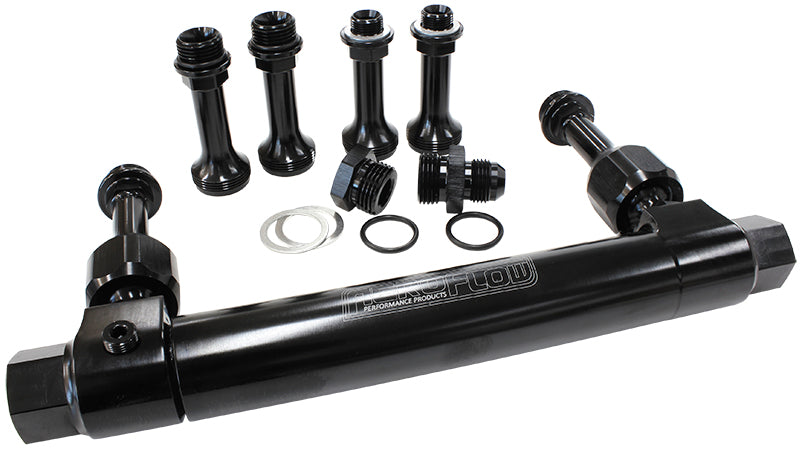 Adjustable Billet Fuel Log Black Finish