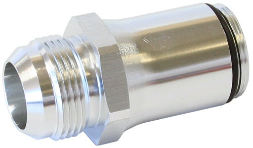 -16 AN Water Neck Adapter - Silver Suits 360° Swivel Aeroflow Water Necks