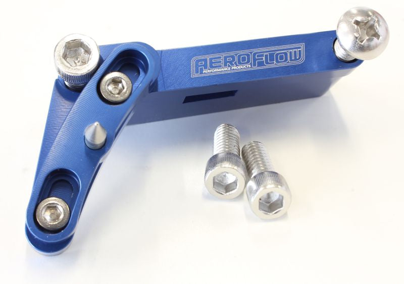Adjustable Timing Pointer - Blue Suit Big Block Chevy with 8" Harmonic Balancer