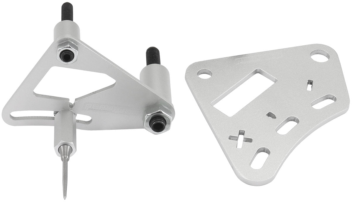 Billet GM LS2 Timing Pointer Suits 6.75" and 7.50" Harmonic Balancer, Silver Finish