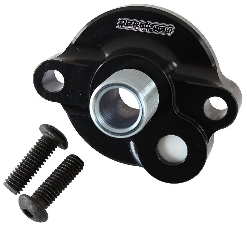 Spin-On Filter Mount Black Anodised Suit SB/BB Chev & V6 With 15psi Internal Bypass