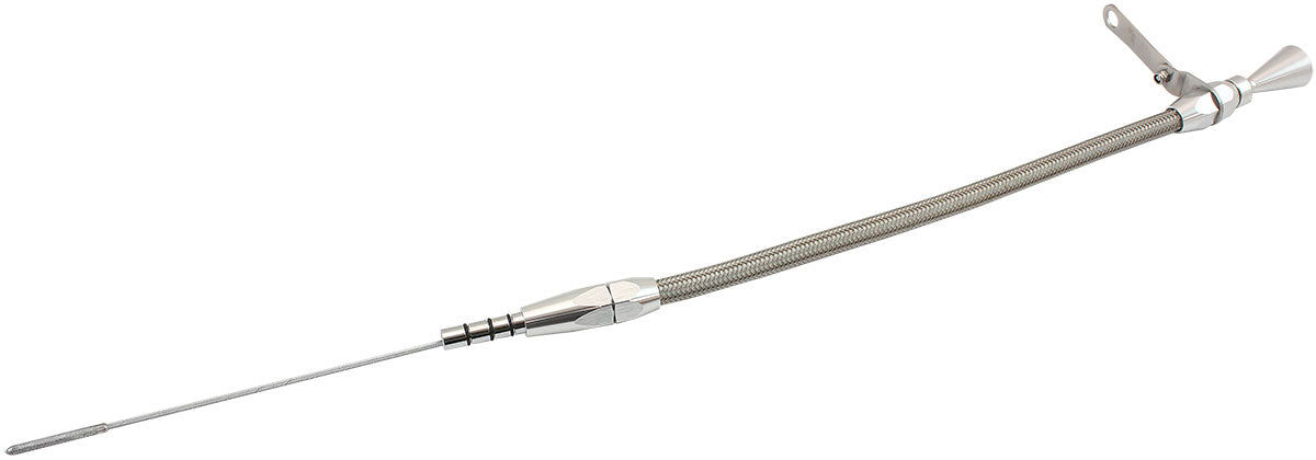 Ford Falcon BA, BF Barra Engine Dipstick - Silver Finish Stainless Steel Flexible Dipstick
