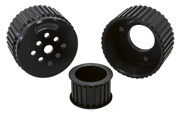 Chevrolet Gilmer DriveKit (Belt not included) - Black Finish Suit Chev Small Block and Big Block V8 with Short Water Pump