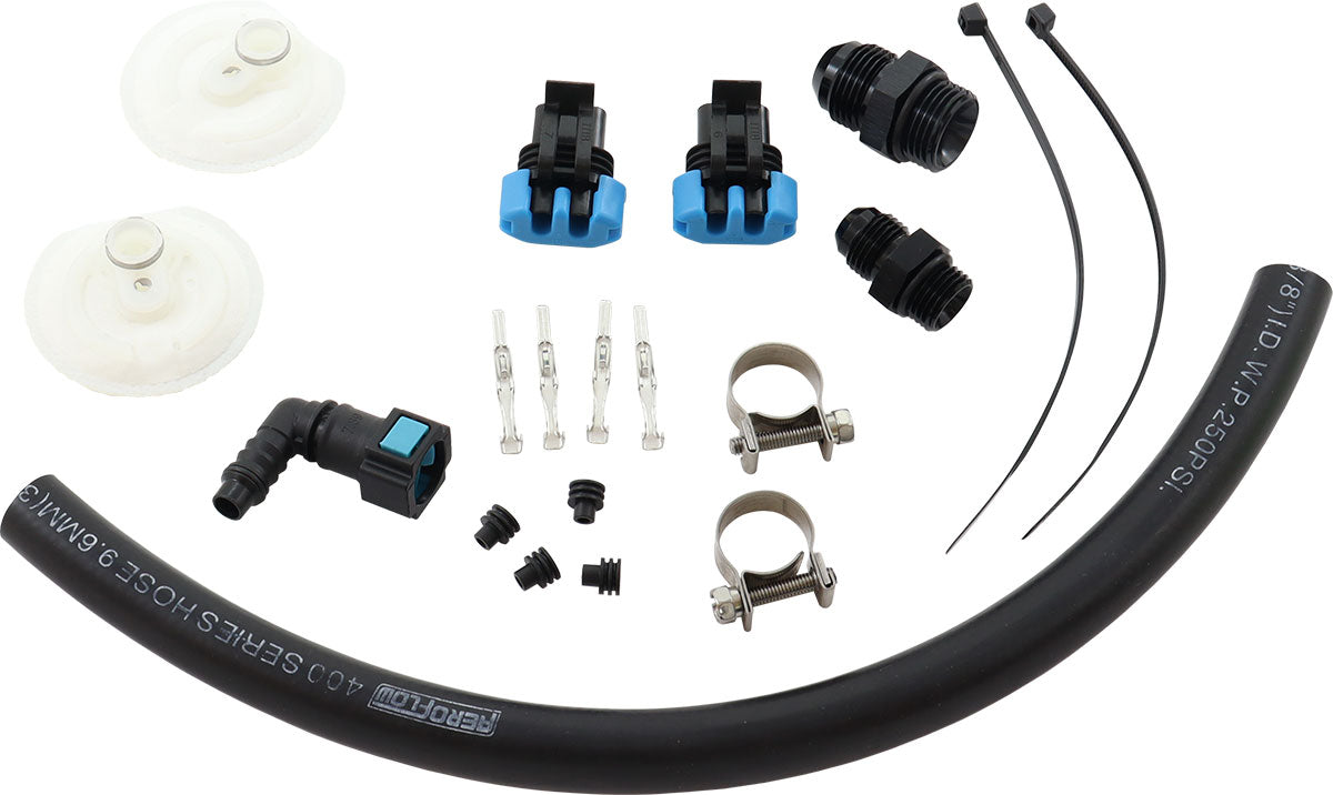 Aeroflow In-Tank Dual Fuel Pump Module Direct Bolt In for Mitsubishi Evolution 7-9