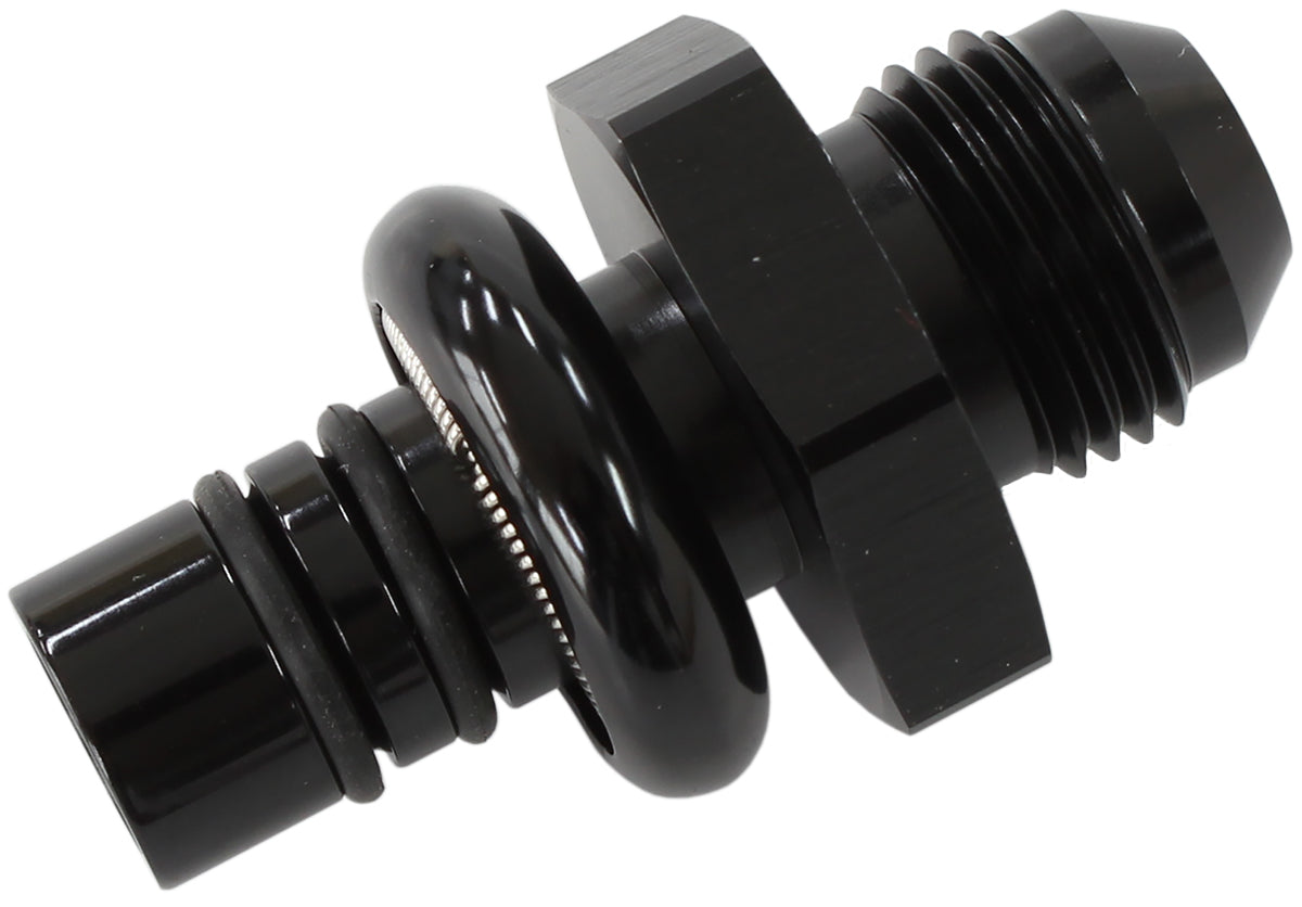 Ford EFI Regulator Adapter -8AN with .550" Shank Black Finish