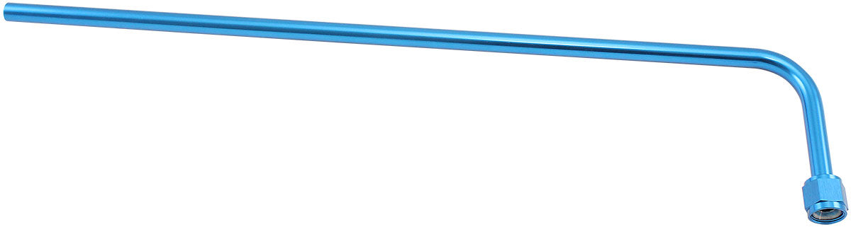 Nitrous Blow Down Tube - Blue Finish -8AN Female Fitting