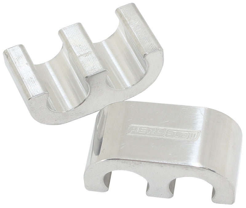 Billet Floating Lead Separators Suits 2 Wire 8.5mm, Polished Finish