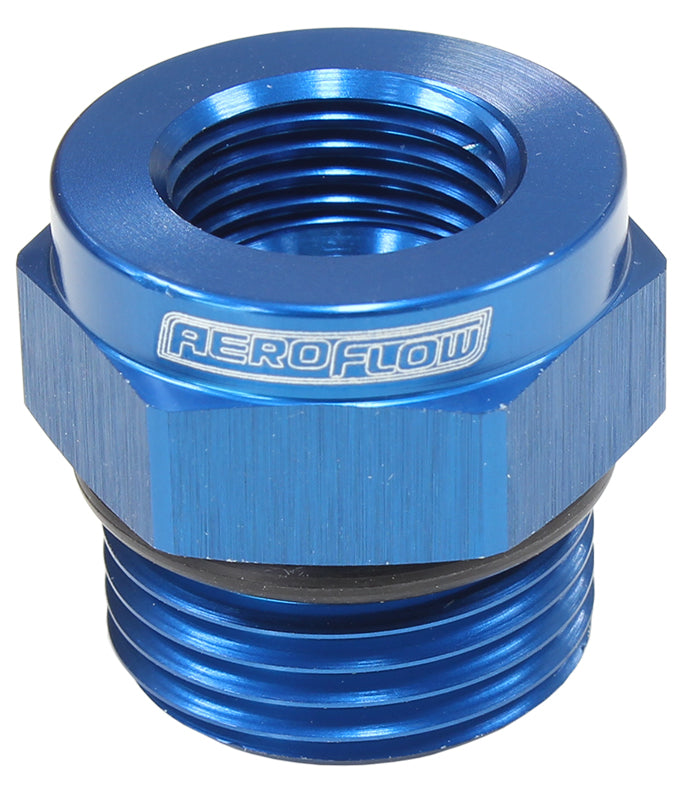 Temperature Probe Adapter - Blue -10 ORB To 5/8" -18 Thread