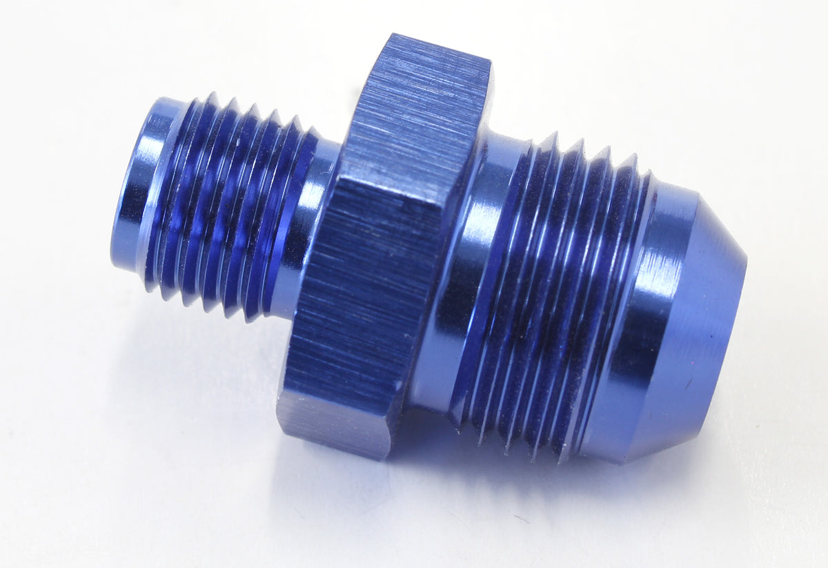 Inverted Seat Adapter 1/2"-20 to -8AN Blue Finish
