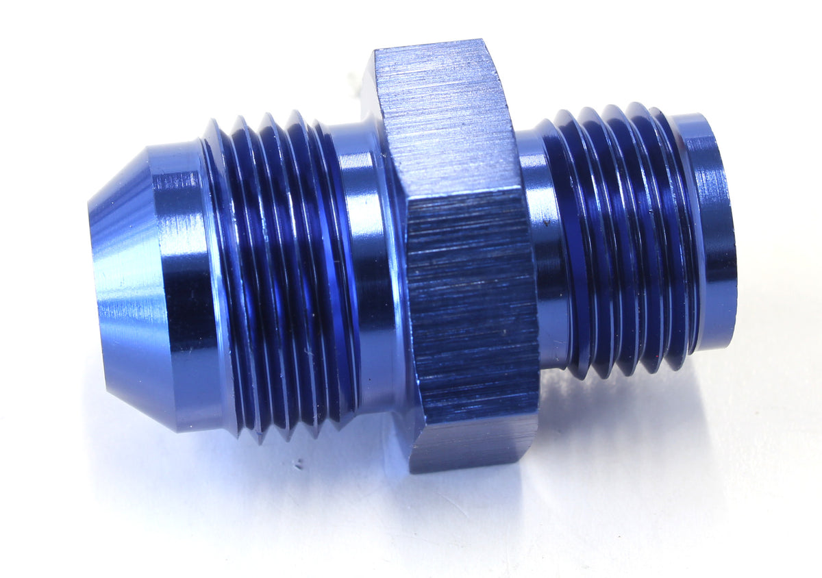 Inverted Seat Adapter 5/8"-18 to -8AN Blue Finish
