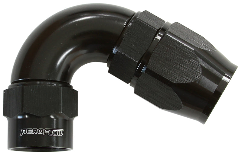 Kryptalon® Series Heavy Duty One Piece Swivel 120° Hose End -10AN Black Finish. Suits Kryptalon® Series Hose