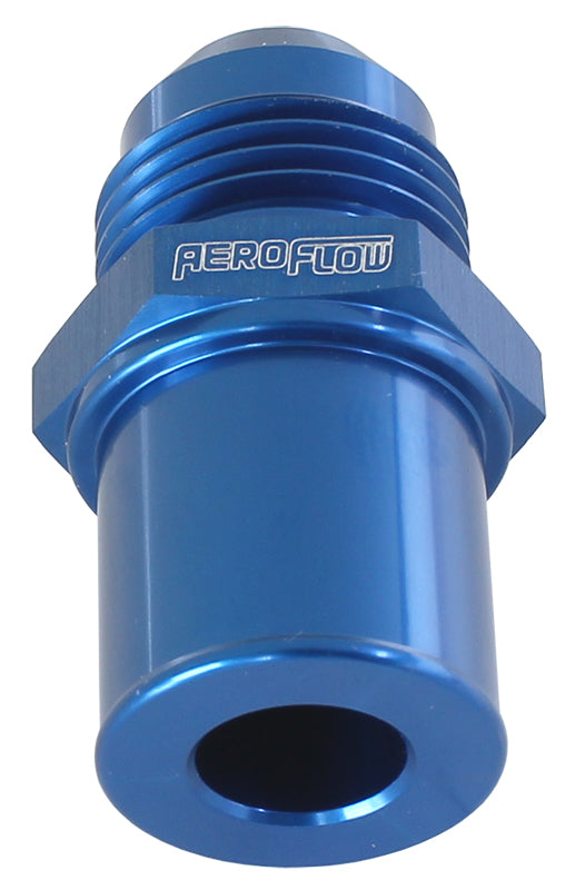 Press In Rear Valve Cover Breather Adapter -8AN Blue (19mm O.D) Suit BA-FG Ford Falcon