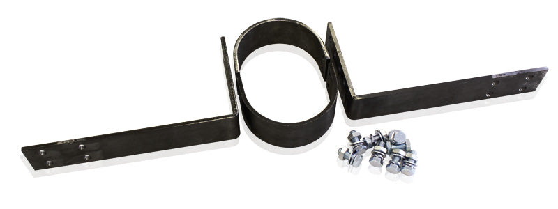Heavy Duty Tail shaft Loop 1/4" 6.35mm thickness, 2" 50.8mm width, Zinc Silver plated finish
