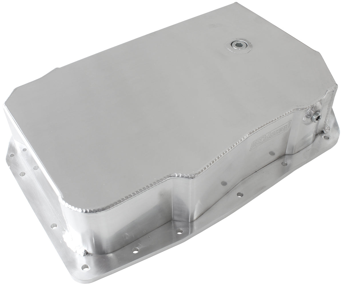 3.35" (85mm) DeepFabricated Transmission Pan suit GM 6L80E Natural Finish