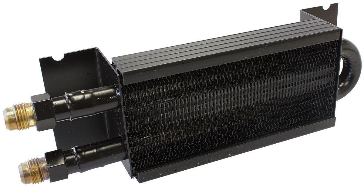Aeroflow Compact Fluid Cooler Male -6 AN, 8-7/8" x 2-5/8" x 1-3/4"