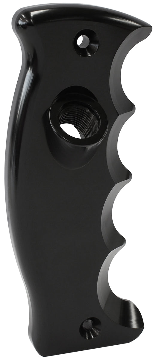 Pistol Grip Drivers Side Button Plate Black Finish