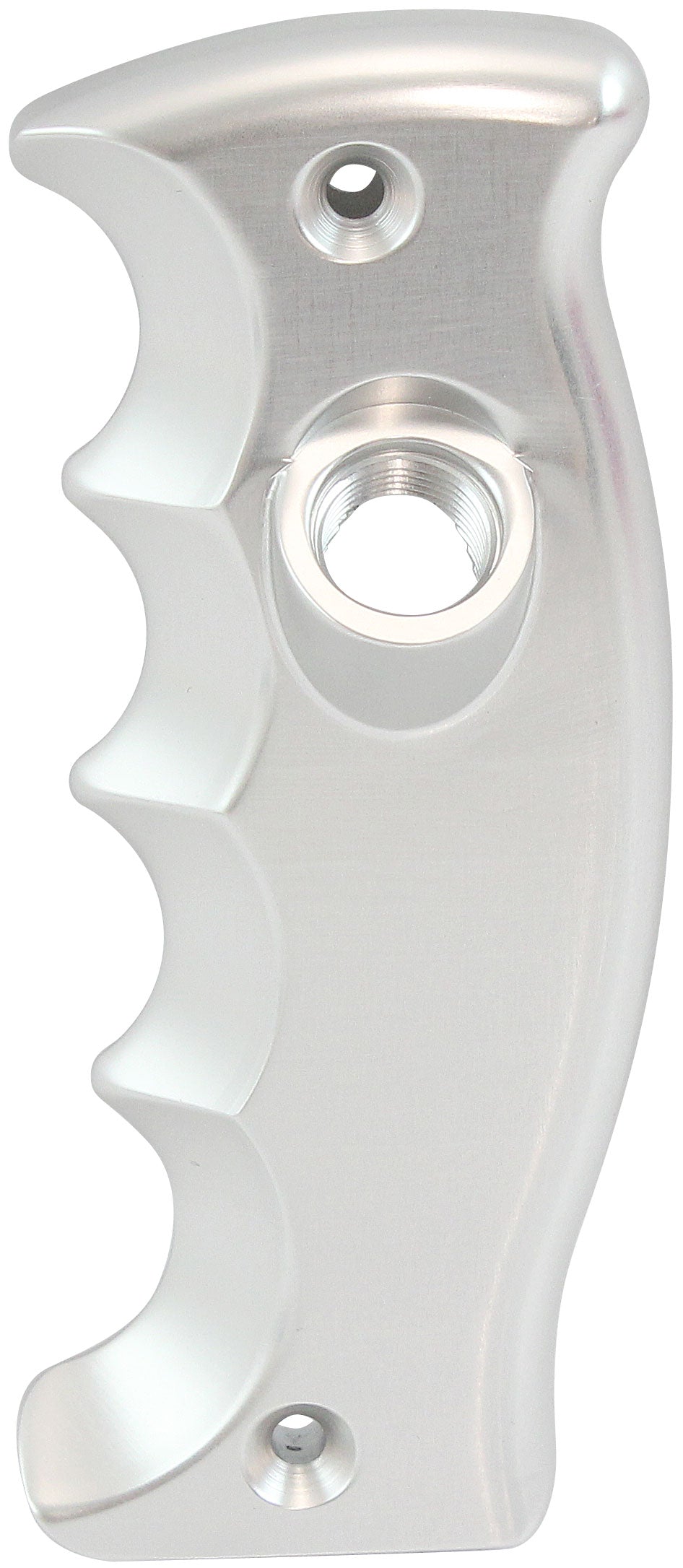 Pistol Grip Passengers Side Single Button Plate, Silver Suit Pistol and Attack Bang Shift Shifters