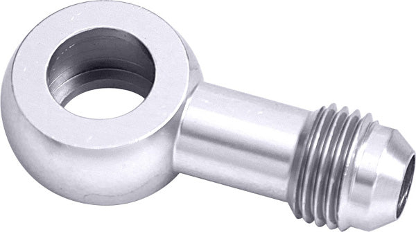 Alloy AN Banjo Fitting 14mm to -4AN Silver Finish