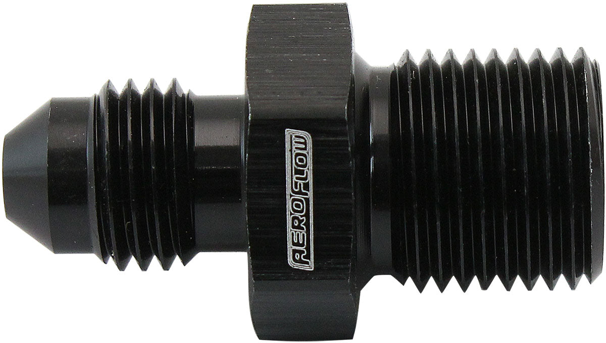 Metric to Male Flare Adapter M14 x 1.25mm to -6AN Blue Finish
