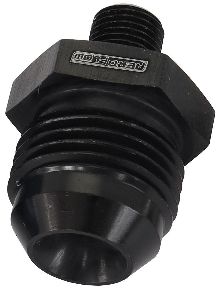 Metric to Male Flare Adapter M10 x 1mm to -10AN Black Finish