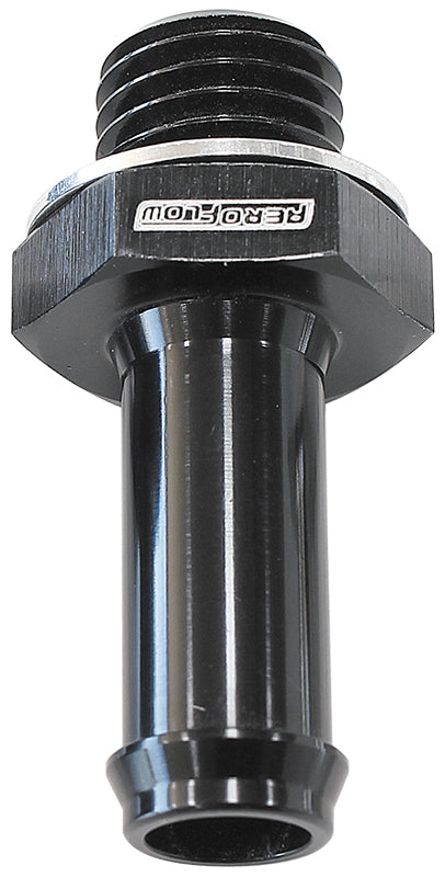 Barb EFI Fuel Pump Adapter M10 x 1.0mm to 5/16" Black Finish