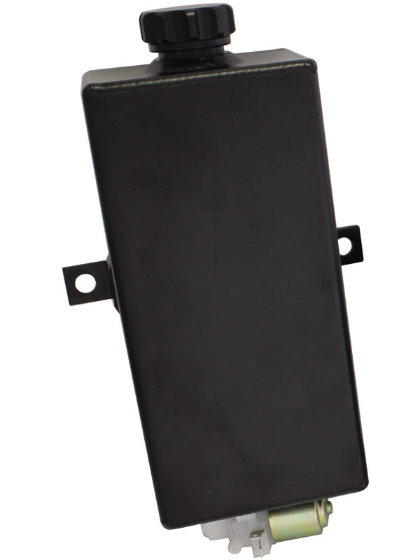 Fabricated Alloy Washer Tank with Motor 80mm L x 100mm W x 210mm H, Black finish