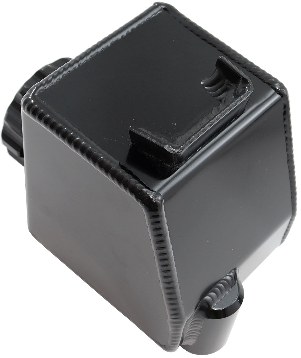 Fabricated Aluminium Power Steering Reservoir - Black Finish Suit Holden Commodore VT-VE (Most V6 and all LS V8)