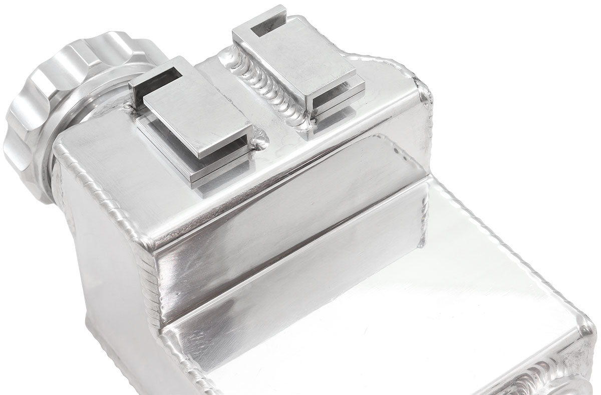 Aeroflow Fabricated Power Steering Reservoir - Polished Suit Ford BA-BF-FG V8 Engine