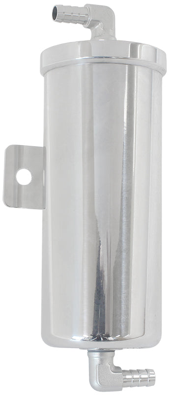 Universal Radiator Overflow Tank - Polished Finish 6-3/4" (171mm) H x 3" (76mm) O.D