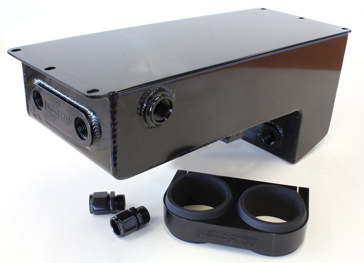 Dual EFI Pump Under-Car Surge Tank Black Finish